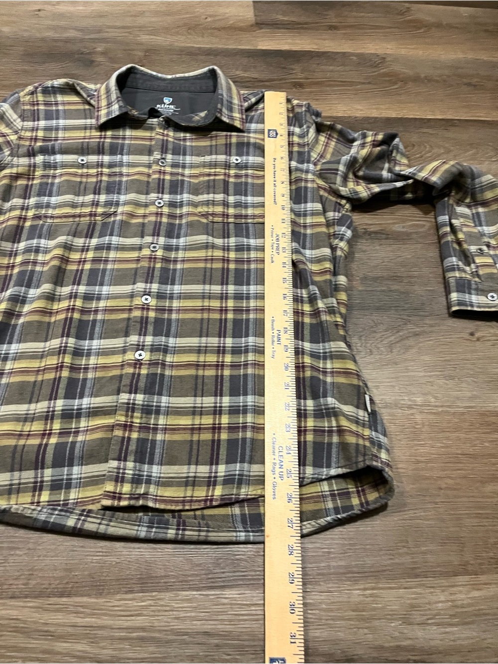 KÜHL Fugitive Flannel Shirt | Men’s Medium | Button Down | Outdoor - Picture 3 of 10